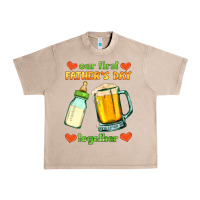 Our First Father's Day Together Urban Heavy Tee | Teevron