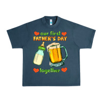 Midnight Navy our first father's day together Urban Heavy Tee - HRA Design Shop
