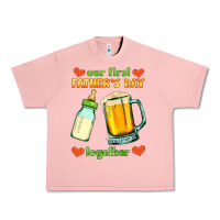 Salmon our first father's day together Urban Heavy Tee - HRA Design Shop
