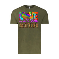 Vintage Olive love is all that matters Vintage Tee - HRA Design Shop