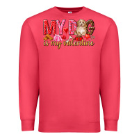 Cardinal my dog is my valentine Premium Sweatshirt - NancyCooperArtShop