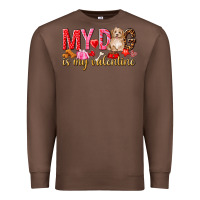 Chestnut my dog is my valentine Premium Sweatshirt - NancyCooperArtShop