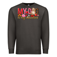 Smoke my dog is my valentine Premium Sweatshirt - NancyCooperArtShop