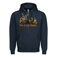 Navy Western Papa The Great Deer Hunter Zipper Hoodie - LillyAllenDesigns