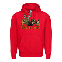 Red Western Papa The Great Deer Hunter Zipper Hoodie - LillyAllenDesigns
