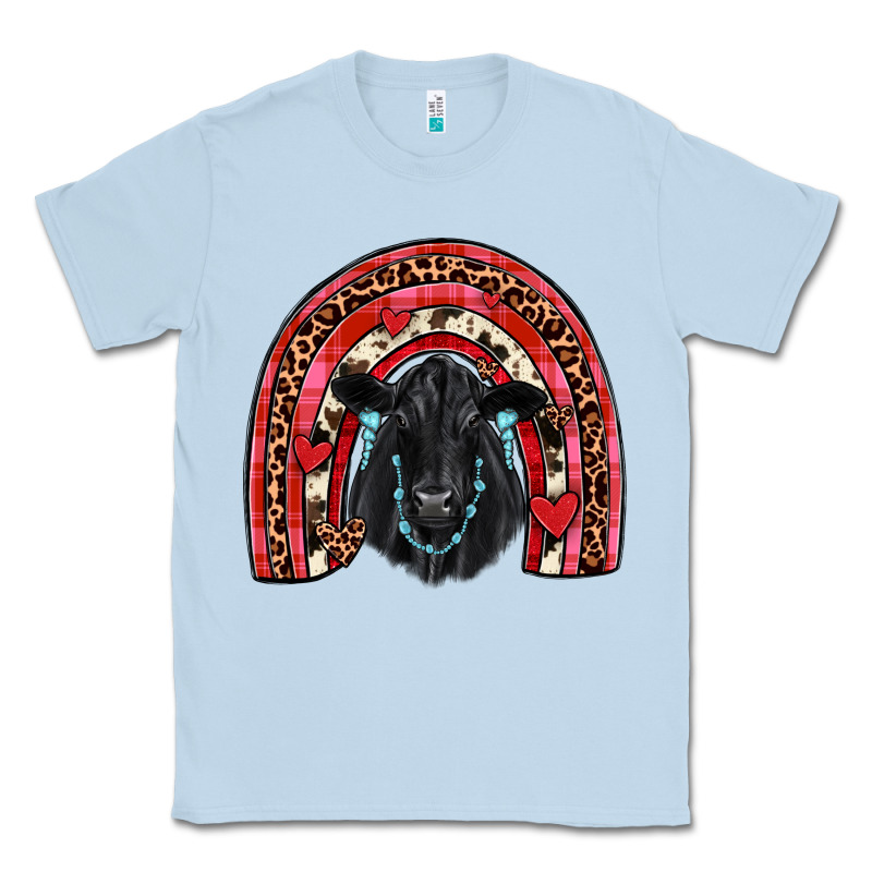 Valentines Black Angus  Rainbow Classic Tee by JahusDesignShop | Teevron