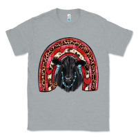 Heather Grey valentines black angus  rainbow Classic Tee - JahusDesignShop