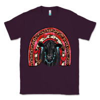 Plum valentines black angus  rainbow Classic Tee - JahusDesignShop
