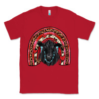 Red valentines black angus  rainbow Classic Tee - JahusDesignShop