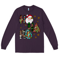 Plum ho ho ho Long Sleeve Tee - JahusDesignShop