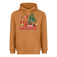 Meerkat red christmas bunny 1st christmas Heavyweight Hoodie - MaliasSmallBusiness