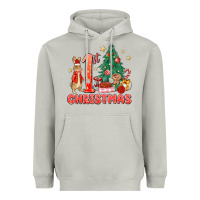 Moon Dust red christmas bunny 1st christmas Heavyweight Hoodie - MaliasSmallBusiness