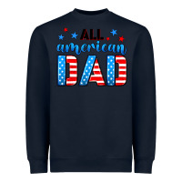 Navy All American dad Heavyweight Sweatshirt - Neo Western