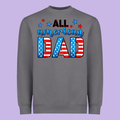 All American Dad Heavyweight Sweatshirt Designed By Neo Western