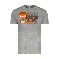 Cloud Rock mommy needs some pumpkin spice Vintage Tee - CowhideDigitalArt