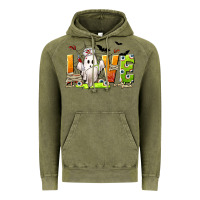 Vintage Olive Love Nurse Halloween Vintage Hoodie - texasbilliewilder