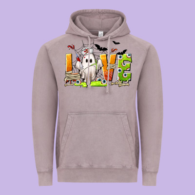 Love Nurse Halloween Vintage Hoodie Designed By Texasbilliewilder