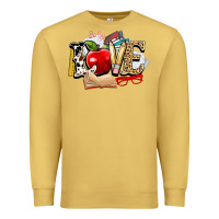 Antique Gold teacher school love Premium Sweatshirt - NancyCooperArtShop