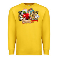 Lemon teacher school love Premium Sweatshirt - NancyCooperArtShop