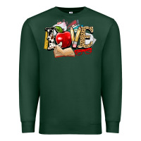 Sports Green teacher school love Premium Sweatshirt - NancyCooperArtShop