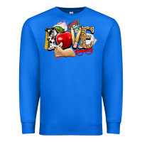 True Royal teacher school love Premium Sweatshirt - NancyCooperArtShop