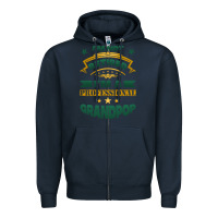 Navy i'm not retired i'm a professional grandpop Zipper Hoodie - Jasminsmagicworld