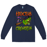 Navy hocus croakus Long Sleeve Tee - BundleAndBundleShop