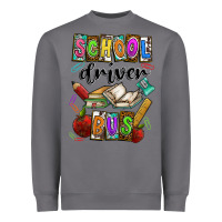 Storm School driver bus Heavyweight Sweatshirt - CowhideDigitalArt