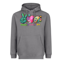Storm peace love art Heavyweight Hoodie - NancyCooperArtShop