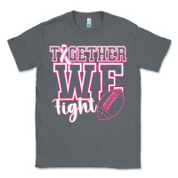 Charcoal Heather Together WE Fight Classic Tee - CowhideDigitalArt