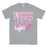 Heather Grey Together WE Fight Classic Tee - CowhideDigitalArt