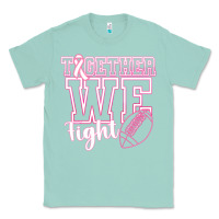 Seafoam Together WE Fight Classic Tee - CowhideDigitalArt