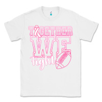White Together WE Fight Classic Tee - CowhideDigitalArt