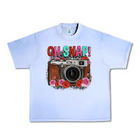 Grape Ice oh snap rose grey leopard vintage camera Urban Heavy Tee - FaDigitalArtStudio