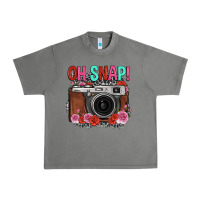 Tornado oh snap rose grey leopard vintage camera Urban Heavy Tee - FaDigitalArtStudio