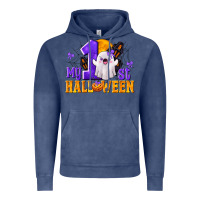 Vintage Denim My 1st Halloween Vintage Hoodie - texasbilliewilder