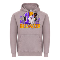 Vintage Zinc My 1st Halloween Vintage Hoodie - texasbilliewilder