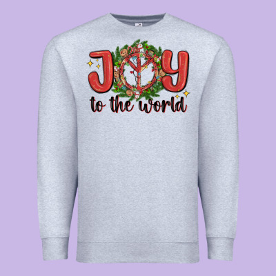 Joy To The World Premium Sweatshirt Designed By Maliassmallbusiness