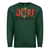 Sports Green joy to the world Premium Sweatshirt - MaliasSmallBusiness