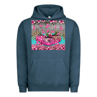 Pigment Midnight Navy cancer pumpkins Urban Hoodie - NancyCooperArtShop