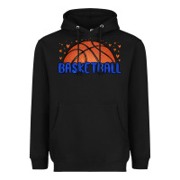 Black basketball Heavyweight Hoodie - MaliasSmallBusiness