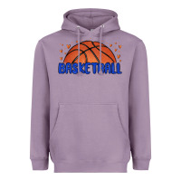 Lavender basketball Heavyweight Hoodie - MaliasSmallBusiness