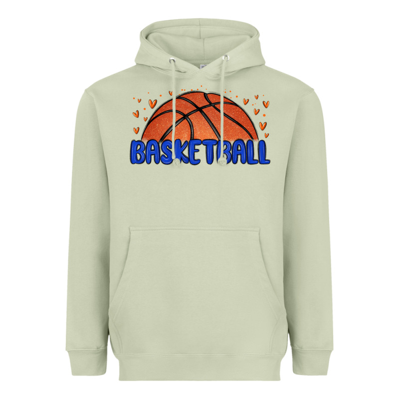 Basketball Heavyweight Hoodie by MaliasSmallBusiness | Teevron