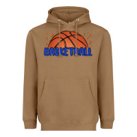 Toasted Coconut basketball Heavyweight Hoodie - MaliasSmallBusiness