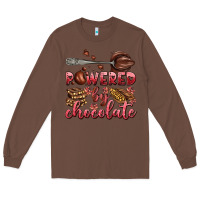 Chestnut powered by chocolate Long Sleeve Tee - AdoDesignShop