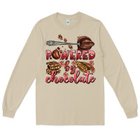 Mushroom powered by chocolate Long Sleeve Tee - AdoDesignShop