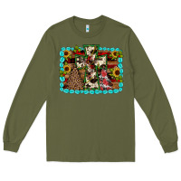 Army Green Christmas cross Long Sleeve Tee - JahusDesignShop