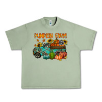 Oil Green pumpkin farm Urban Heavy Tee - RacoonDesign