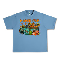 Pebble Blue pumpkin farm Urban Heavy Tee - RacoonDesign