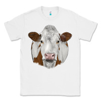 White simmental Classic Tee - JahusDesignShop